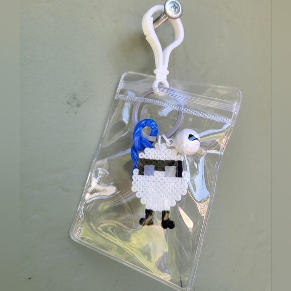 Handmade QSMP Perler Bead Eggs Keychain, Backpack Charm - Picture 13 of 14